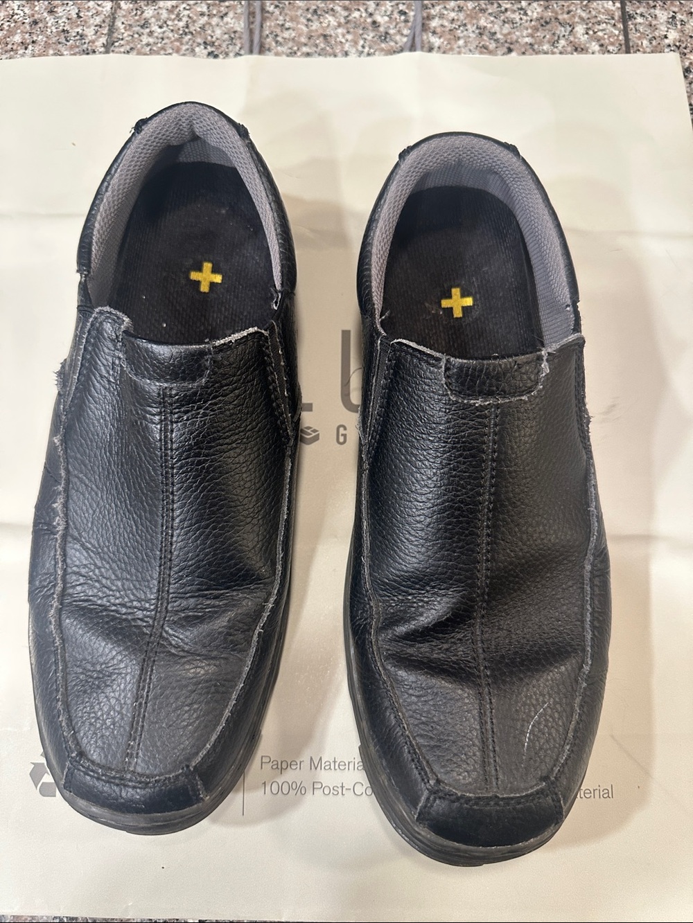 Dr. Martens Black Leather Slip-On Loafers